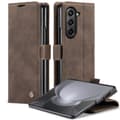 Miniatyrbild 1 av 9: CaseMe Slim Plånboksfodral Samsung Galaxy Z Fold 5 Brun