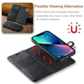 Miniatyrbild 7 av 10: DG.MING 2-in-1 Magnet Wallet iPhone 15 Black