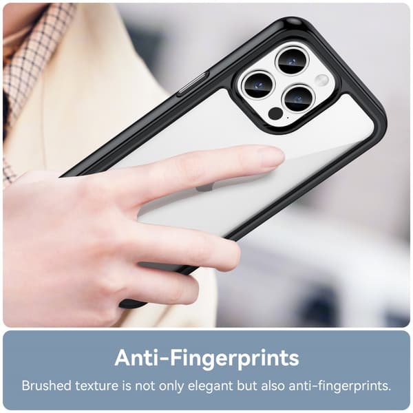 Hybrid Edge Case iPhone 15 Pro Max Svart