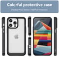 Miniatyrbild 6 av 6: Hybrid Edge Case iPhone 15 Pro Max Svart