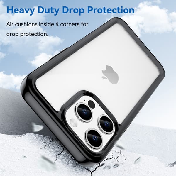 Hybrid Edge Case iPhone 15 Pro Max Svart
