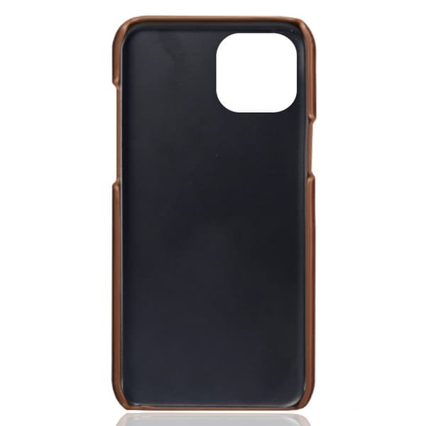 Läderskal Med Kortfack iPhone 15 Brun