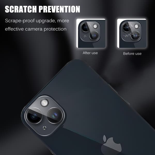 Linsskydd iPhone 15 Härdat Glas