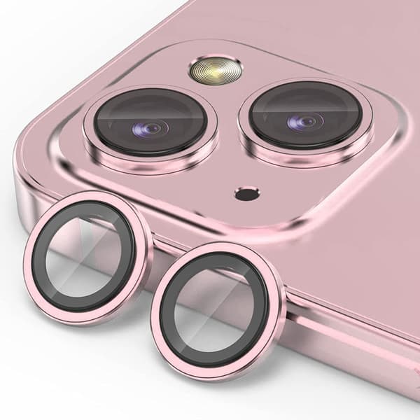 Hat Prince Linsskydd Härdat Glas iPhone 15/15 Plus Rosa