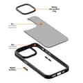 Miniatyrbild 4 av 5: Magnetic MagSafe Skal iPhone 15 Pro Max Matt Rosa