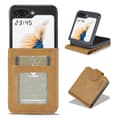 Miniatyrbild 1 av 7: LC.IMEEKE Plånboksfodral Samsung Galaxy Z Flip 5 Cognac