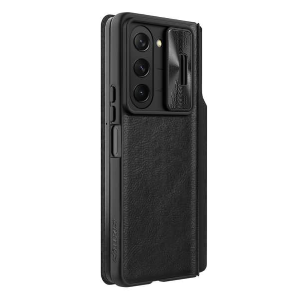 Nillkin Qin Pro Fodral Galaxy Z Fold 5 Camshield With Pen Slot Black