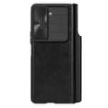 Miniatyrbild 4 av 7: Nillkin Qin Pro Fodral Galaxy Z Fold 5 Camshield With Pen Slot Black
