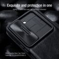 Miniatyrbild 6 av 7: Nillkin Qin Pro Fodral Galaxy Z Fold 5 Camshield With Pen Slot Black