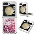 Miniatyrbild 1 av 5: Glitter Bling TPU Case Samsung Galaxy Z Flip 5 Roséguld
