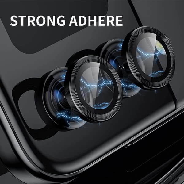 Hat Prince Härdat Glas Linsskydd Samsung Galaxy Z Flip 5 Svart