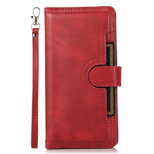 Plånboksfodral Multi-Slot iPhone 15 Pro Max Röd