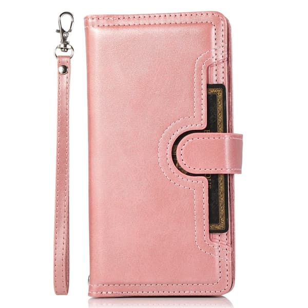 Plånboksfodral Multi-Slot iPhone 15 Pro Roséguld
