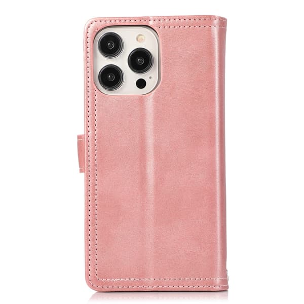 Plånboksfodral Multi-Slot iPhone 15 Pro Roséguld