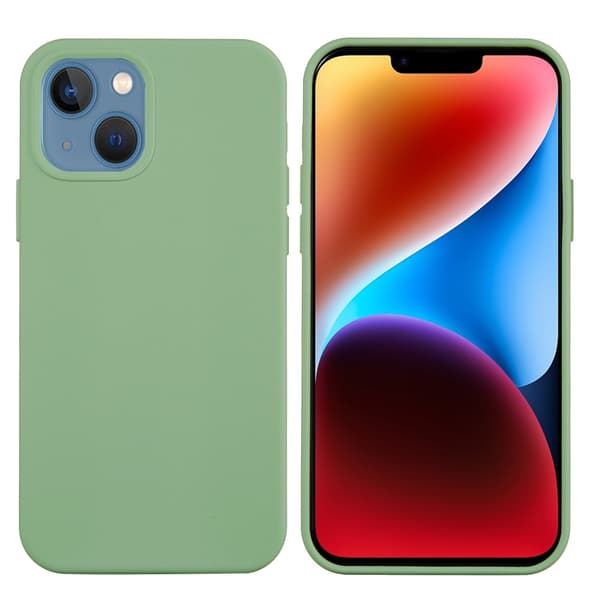Silikonskal iPhone 15 Grön