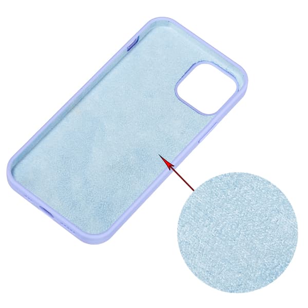 Silikonskal iPhone 15 Lila