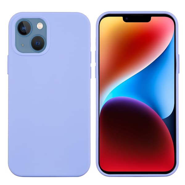 Silikonskal iPhone 15 Lila