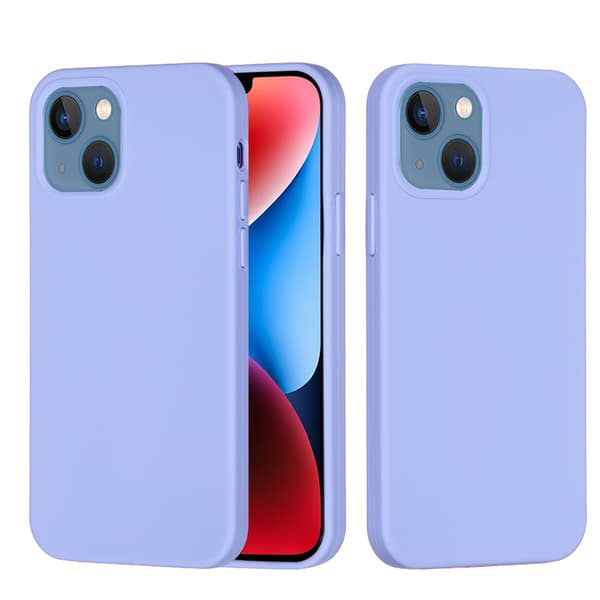 Silikonskal iPhone 15 Lila