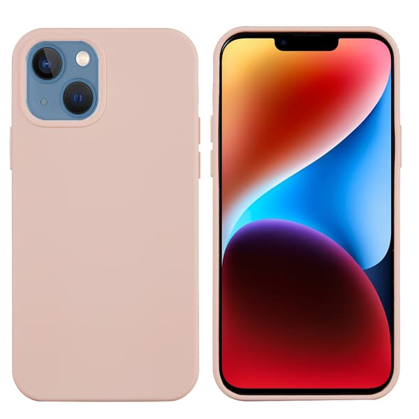 Silikonskal iPhone 15 Rosa