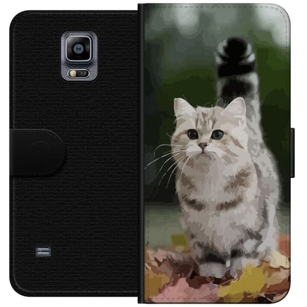 Samsung Galaxy Note 4 Lompakkokotelo Kissa