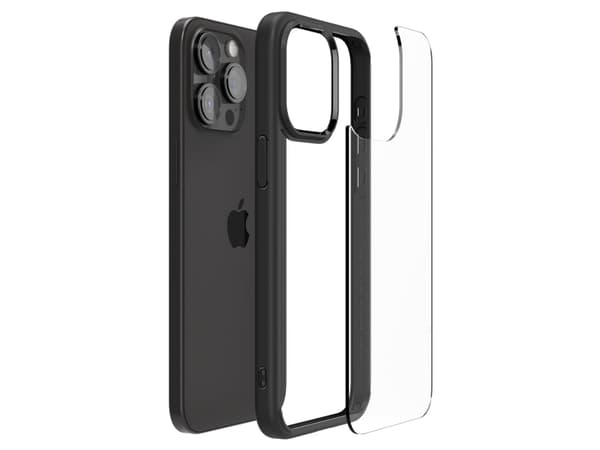 Spigen ACS06713, Suojus, Apple, iPhone 15 Pro, 15,5 cm (6.1"), Musta