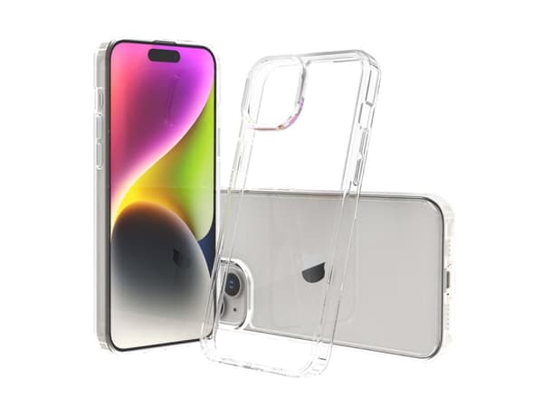 Screenor - Baksidedeksel for mobiltelefon - MagSafe-samsvar - termoplast-polyuretan (TPU) - gjennomsiktig - for Apple iPhone 15 Plus