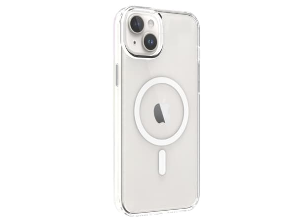 Screenor - Baksidedeksel for mobiltelefon - MagSafe-samsvar - termoplast-polyuretan (TPU) - gjennomsiktig - for Apple iPhone 15 Plus