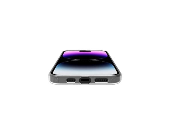 Celly GelskinMag - Baksidedeksel for mobiltelefon - MagSafe-samsvar - polykarbonat, termoplast-polyuretan (TPU) - gjennomsiktig - for Apple iPhone 15