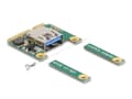 Pikkukuva 4 / 5: DeLOCK 80039, Mini PCI Express, USB 2.0, Mies, Vihreä, PC, Kiina