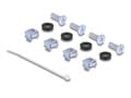 Miniatyrbilde 3 av 3: DeLOCK 66758, Rackmontering, 1U, Sort, Metall, 44 mm, 482 mm