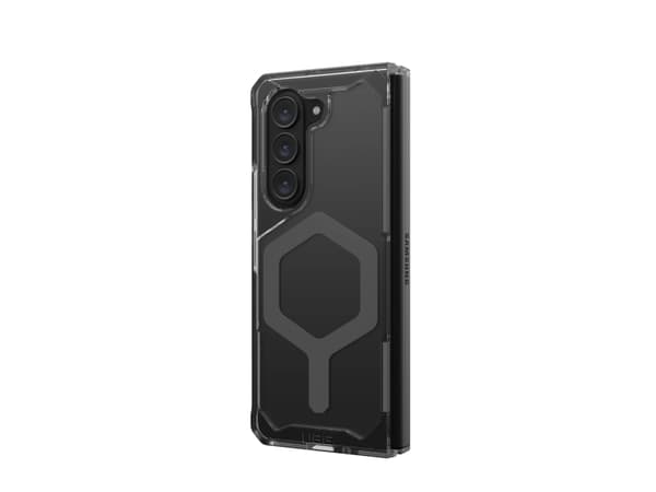 UAG Plyo Pro Series - Baksidesskydd för mobiltelefon - MagSafe-kompatibilitet - TPU-ram (termoplastiskt polyuretan), bakre PC-plåt - ash/space gray -