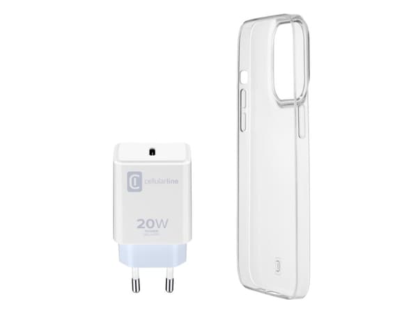 Cellularline 8018080447891, Etui, Apple, iPhone 14 Pro Max, 17 cm (6.7"), Hvit