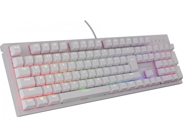 Genesis Thor 303 RGB - Tangentbord - QWERTY Vit