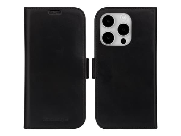 dbramante1928 Lynge, Folio-kotelo, Apple, iPhone 15 Pro, Musta