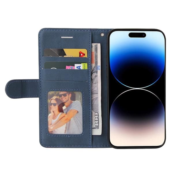 KT Plånboksfodral till iPhone 15 Pro - Blå
