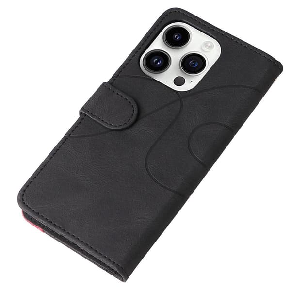 KT Lommebok-deksel til iPhone 15 Pro - Svart