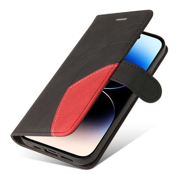 KT Lommebok-deksel til iPhone 15 Pro - Svart