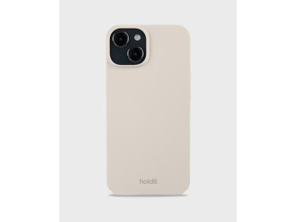 HoldIt Slim, Omslag, Apple, iPhone 15, 15,5 cm (6.1"), Beige