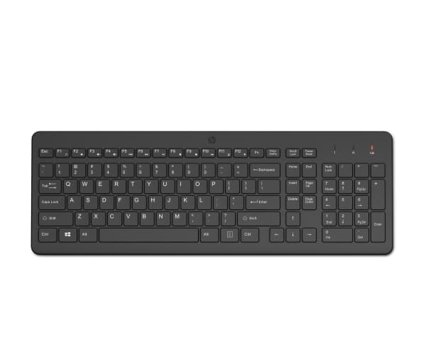 HP 220 - Tastatur - trådløs - 2.4 GHz - svart - resirkulerbar emballasje