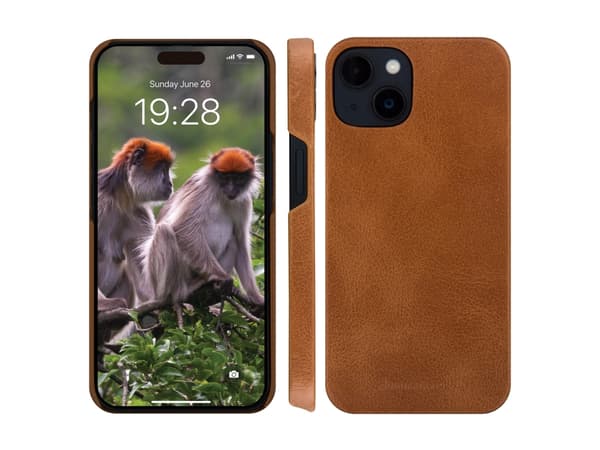 dbramante1928 Lynge, Folio-kotelo, Apple, iPhone 15, Ruskea