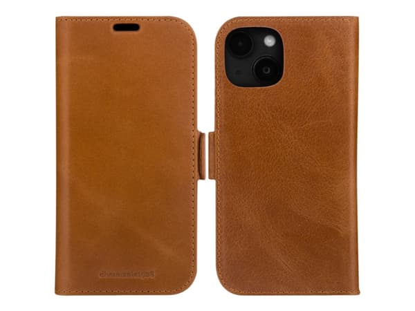 dbramante1928 Lynge, Folio-kotelo, Apple, iPhone 15, Ruskea