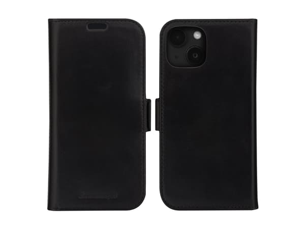 dbramante1928 Lynge, Folio-kotelo, Apple, iPhone 15, Musta
