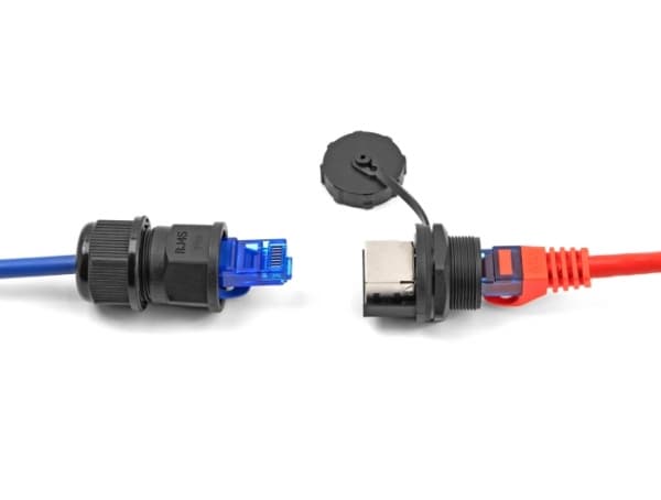 Delock - Nettverkkopler - RJ-45 (hunn) til RJ-45 (hunn) vernehette - CAT 6a - svart