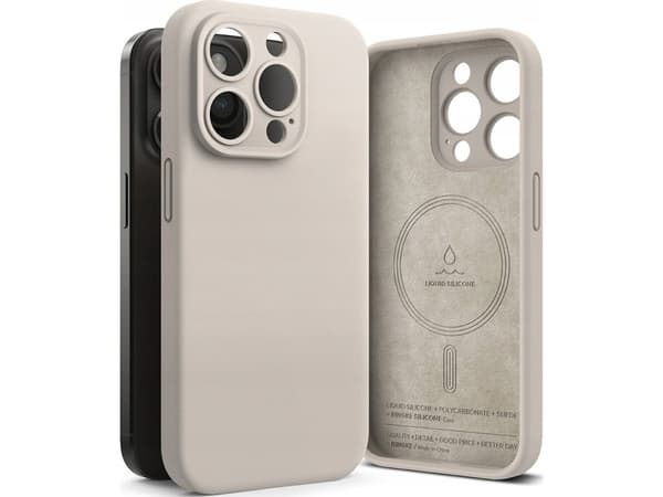 Ringke RINGKE SILICONE MAGNETIC MAGSAFE IPHONE 15 PRO MAX STONE