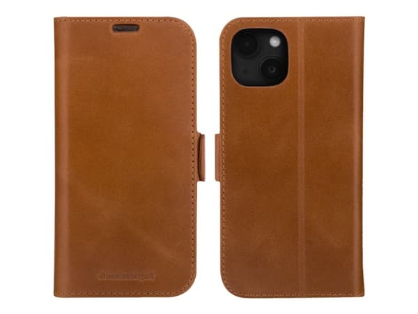dbramante1928 Copenhagen, Folio-kotelo, Apple, iPhone 15 Plus, Ruskea