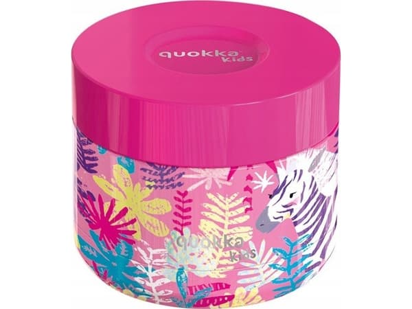 Quokka Whim Kids Food Jar - Termisk lunsjboks / lunsjtermos for barn 369 ml (sebraer)