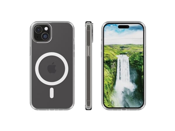 dbramante1928 Iceland Ultra - Baksidedeksel for mobiltelefon - MagSafe-samsvar - D3O, resirkulert plast - blank - for Apple iPhone 15 Plus