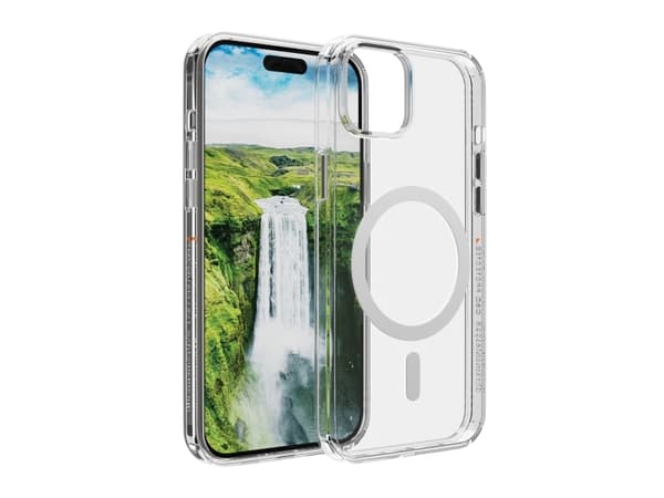 dbramante1928 Iceland Ultra - Baksidedeksel for mobiltelefon - MagSafe-samsvar - D3O, resirkulert plast - blank - for Apple iPhone 15 Plus