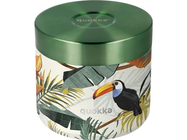 Quokka Quokka Whim Food Jar - Lunchbox termiczny / termos obiadowy 600 ml (Tropical)