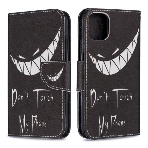 Lompakkokotelo iPhone 15 - Don’t Touch My Phone